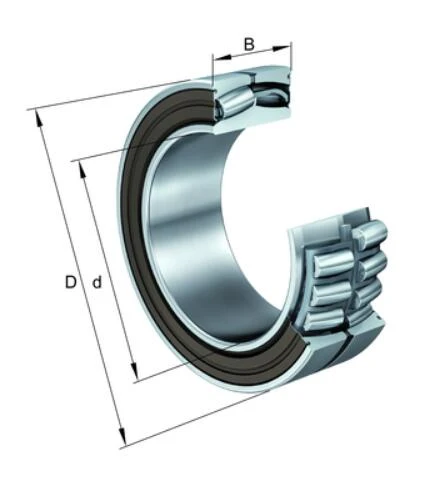 23156-BE-XL-K-2RSR-Spherical Cov Menyuam Bearing